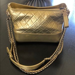 CHANEL Gabrielle Bag Gold